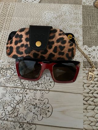 Gafas sol polarizadas rojas