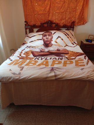 Funda nórdica Kylian Mbappé ,medida cama 90cm