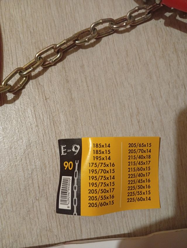 Cadenas nieve 9mm - 2uds