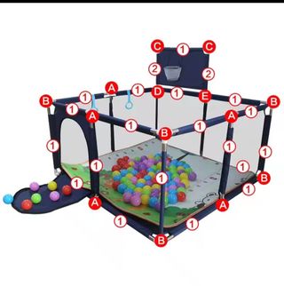 Parque infantil plegable