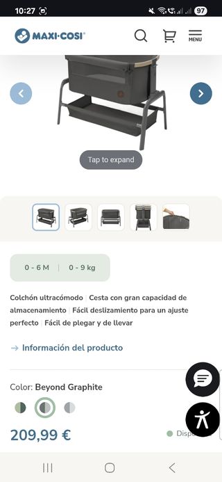 Cuna Colecho Maxi-Cosi Iora