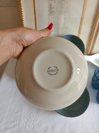 6 Platos Hondos Bidasoa - Azul