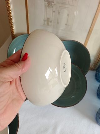 6 Platos Hondos Bidasoa - Azul