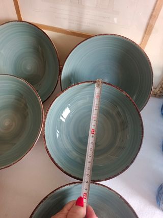 6 Platos Hondos Bidasoa - Azul