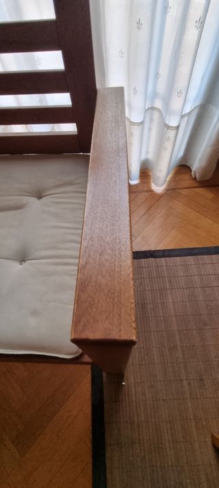 2 Sillones Madera color roble.