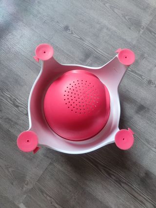 Asiento bañera bebé Angelcare - Rosa