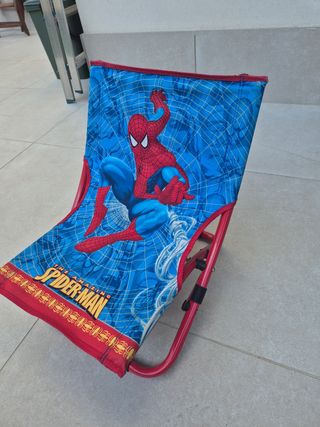 Silla playa Plegable Spiderman Infantil
