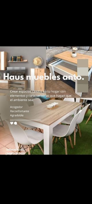 Comedor Haus muebles anto - Mesa y sillas