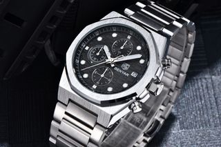 Reloj BENYAR cronógrafo plata
