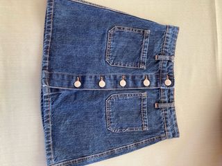 Gonna jeans blu XS - usata pochissimo , come nuova