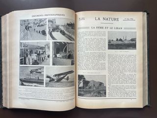 Revista antigua la Nature 1932