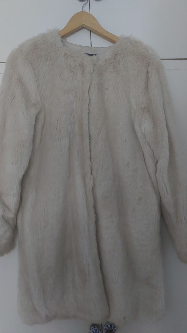 Abrigo beige Tendencias talla M