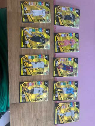 9 Cromos Supercrack Adrenalyn XL 23-24