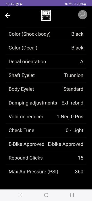 Amortiguador Rockshox Super Deluxe Select 185x55mm