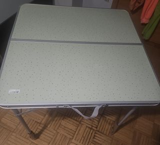 Mesa camping plegable - verde