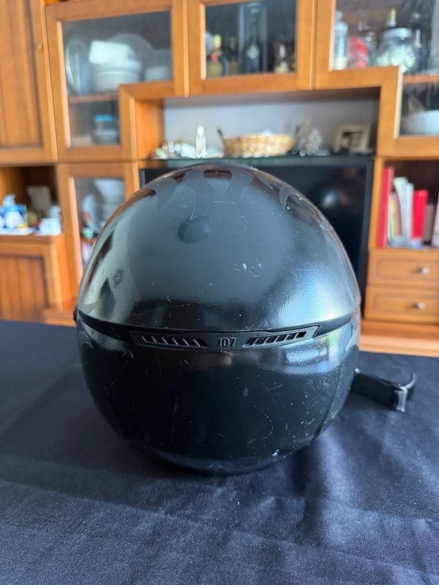 Casco Jet CGM tg.M - Nero lucido/opaco
