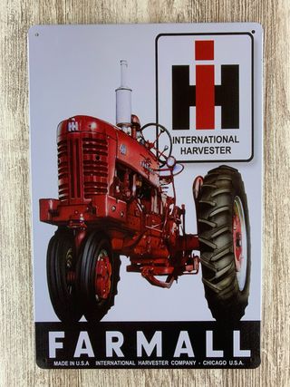 Cartel Tractor IH Farmall
