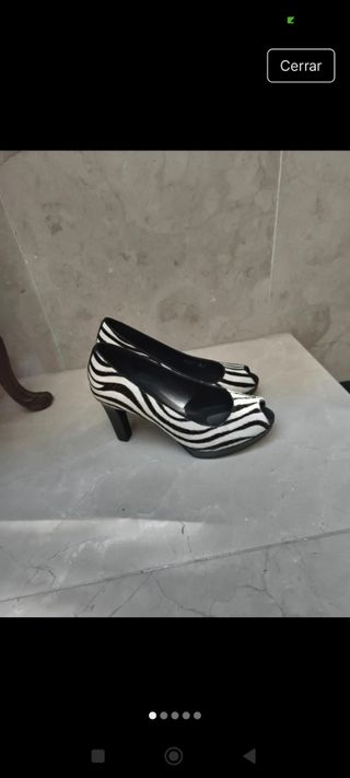 Tacones Zebra Ecco