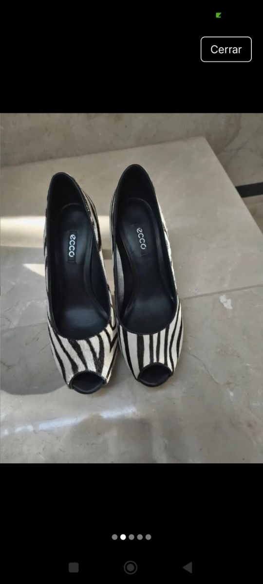 Tacones Zebra Ecco