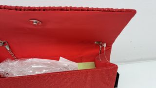 Bolso fiesta rojo brillante