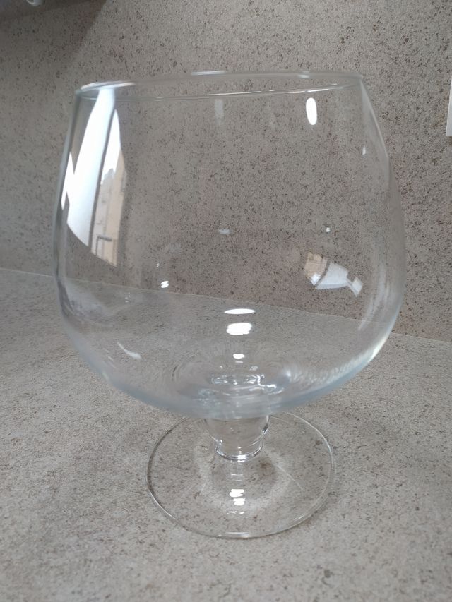 Copa Coñac Gigante de cristal