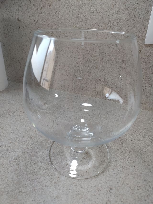 Copa Coñac Gigante de cristal