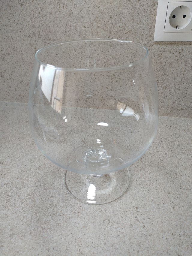Copa Coñac Gigante de cristal