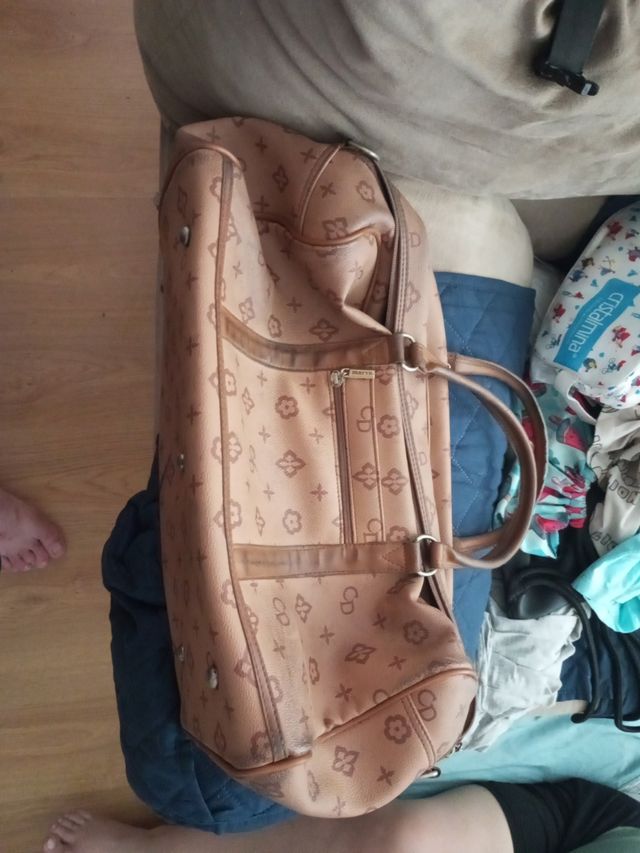 Bolsa viaje marrón