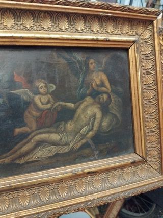 Pintura cobre s.XVII-XVIII