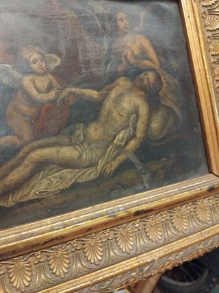 Pintura cobre s.XVII-XVIII