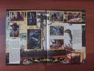 Álbum de cromos completo Jurassic Park.
