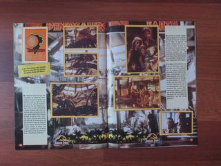 Álbum de cromos completo Jurassic Park.