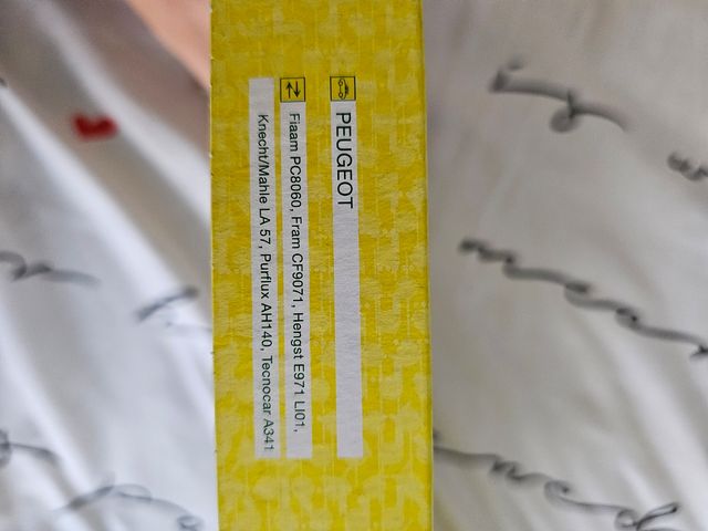 Filtro habitáculo Mann CU3448 Peugeot 207