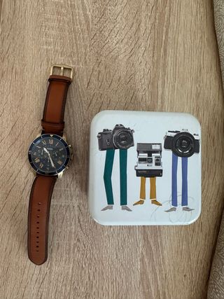 Reloj Fossil marrón-azul