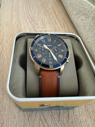 Reloj Fossil marrón-azul