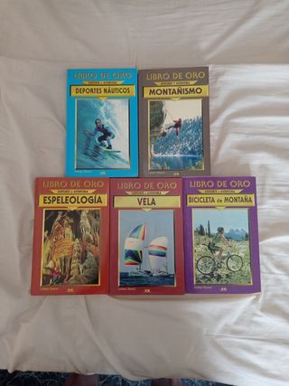 Colección libros de deporte y aventura.