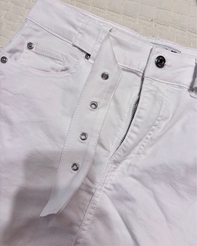 Mini Falda Vaquera Blanca