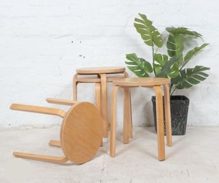 Taburete madera - apilables