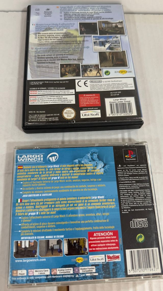 Largo Winch - PS1 & GameCube