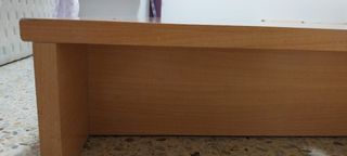 Cama Tatami marrón de madera