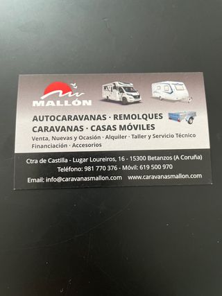Alquiler autocaravana 3 plazas.