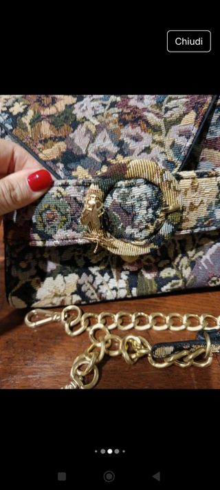 Borsa a tracolla floreale