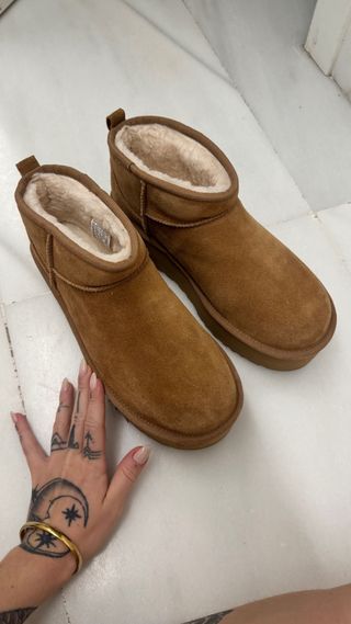 Botas UGG marrón plataforma