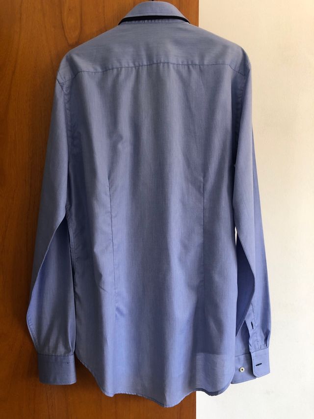 Camisa Zara Man azul talla L