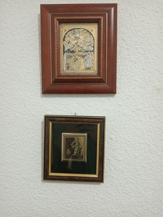 2 Cuadros damasquinado Toledo