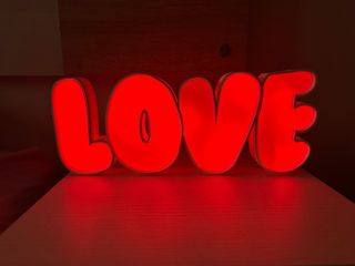 Luz LED LOVE - Decoración