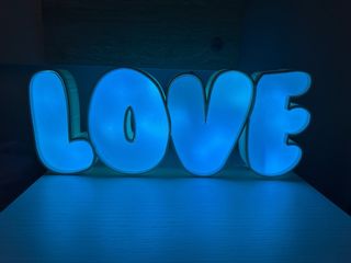 Luz LED LOVE - Decoración