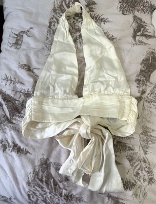 Top halter blanco