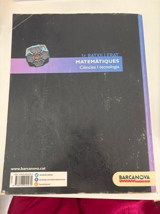 Matemàtiques 1r Batxillerat.