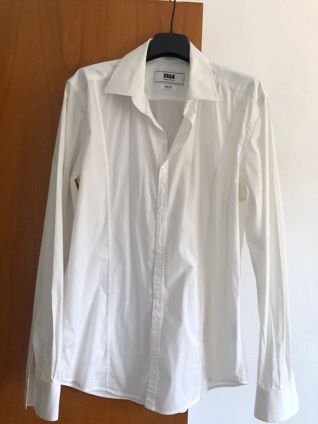 Camisa DR&N blanca, talla L
